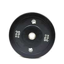 Bumper Plate gumový olympijský kotouč Bear Foot 20 kg