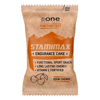 Aone Stamimax Endurance Cake 40 g, energetický koláček s ovocnou náplní