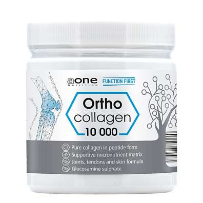 Aone Ortho Collagen 10000, 300 g, kolagenní peptidy, glukosaminsulfát a podpůrné vitamíny
