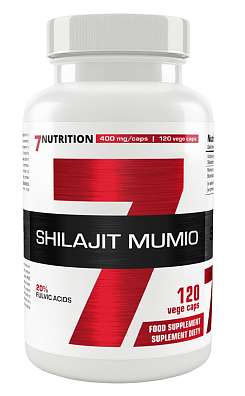 7NUTRITION Shilajit Mumio 120 cps, extrakt z Mumia ke zvýšení obranyschopnosti celého těla