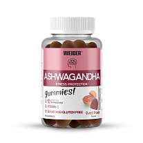 Weider Ashwagandha 40 Gummies, gumové bonbóny s extraktem z kořene ashwagandhy s vitamínem C